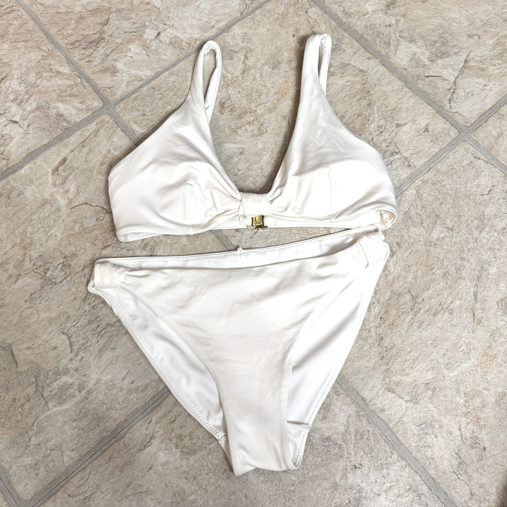 Cream Bikini Set
